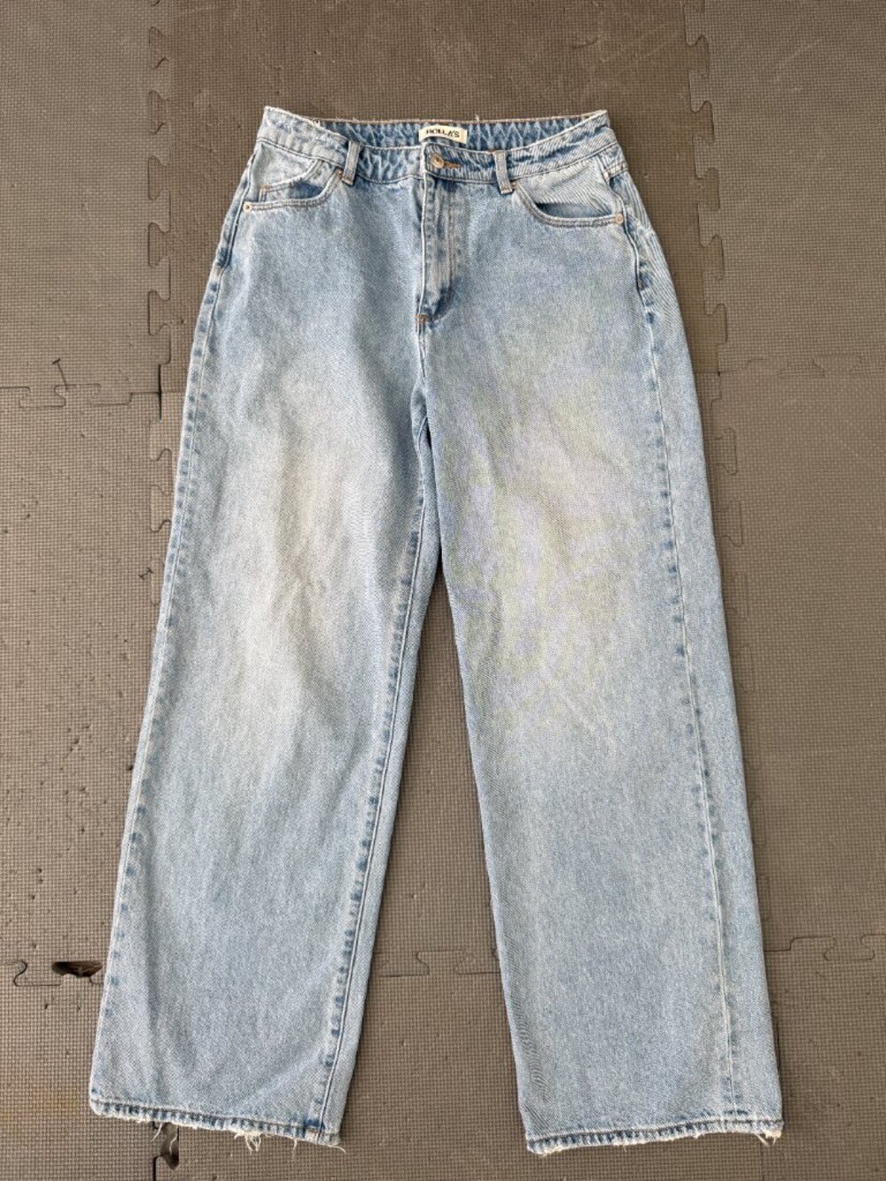 ROLLA'S Kate Baggy Jeans – 29-Light Wash- High Rise-Straight- Premium Denim - Picture 12 of 14